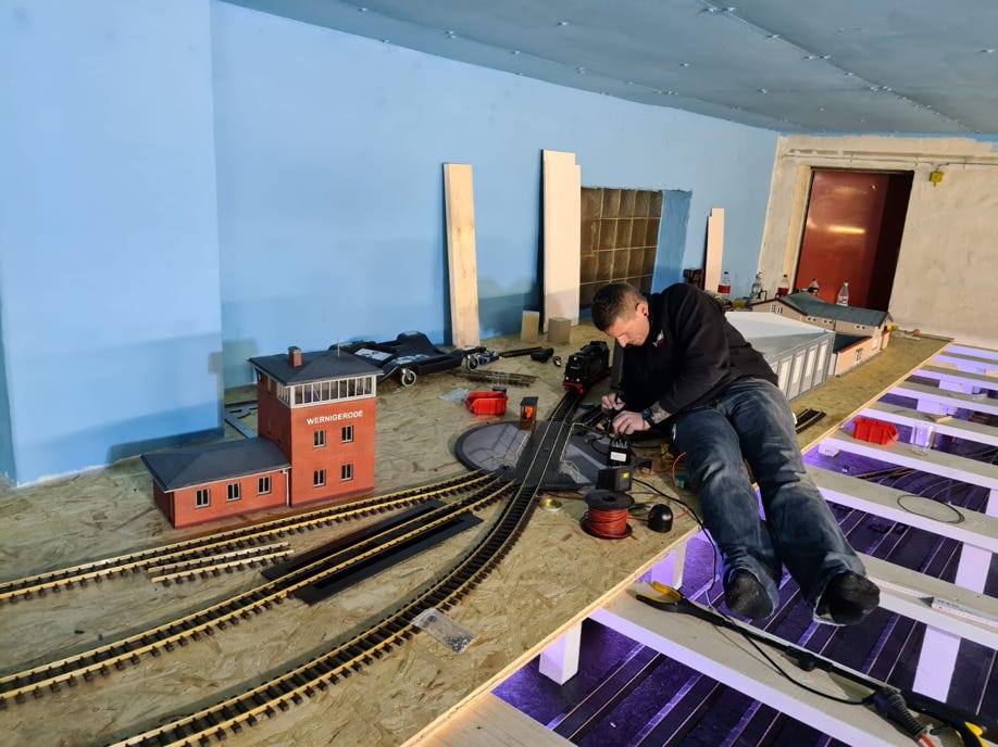 Beginn der Arbeiten im Bahnhof Wernigerode